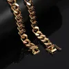 Link Chain 8-14MM Hip Hop Cuban Bracelets For Men Stainless Steel 18K Gold Electroplating Bracelet Fashion Jewelry Accessories WaterproofLin