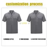Work Clothes Reflective Strips Custom Men s Short sleeve Thin Factory shop Labor Insurance Print 220722