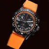 Fashion Sport Man Watch Quartz Multi function Chronograph Calendar Silicone Relogio Military Wristwatch 1884252h