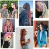 Extensions de cheveux synthétiques pré-tresses faciles étirées coiffures de 26 pouces tresses crochet ombre traites 90gpcs9075869