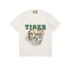 Zomerherenontwerper Tiger T-shirt Casual man Dames losse T-stukken met letters Afdrukken Korte mouwen Top verkopen mannen T-shirt maat S-4XL