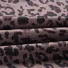Kvinnors hoodies tröjor Kvinnor Pullovers Tops Leopard Print Jumper Sweatshirt Fall Lady O-Neck Oregelbundna Hoody Shirts 2022 Sudadera