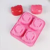 Cartone animato Stampo in silicone Stampo per cioccolato Integratore alimentare per bambini fai-da-te Caramelle Biscotto Strumenti per la decorazione della torta Facile da pulire Cucina Bakeware 220815