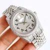 Randka luksus zegarek Uxury Lao Family Log niebo pełne gwiazda zegarek mechaniczny SHLSQ Diamond Blue Glass Waterproof Fashion Mode's