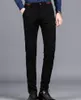 Men's Pants 2022 Spring Non-Iron Dress Men Classic Fashion Business Chino Pant Male Stretch Slim Fit Elastic Long Casual Black Trouser Heat2