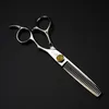 Pipe Brand 5560 tum 440C Barber Hair Cutting Scissors 62HRC Fin Polering Rostfritt stål Professional4298908