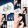 Dangle Lustre Boucles D'oreilles Bijoux 925 Sier Élégant Mignon Femmes Charmes De Mariage Classique Cadeau Drop Delivery 2021 Ayxzr