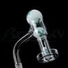 Smoke Terp Slurper 10mm 14mm 18mm Beveled Edge Quartz Banger Nail With Glass Marble Set For Dab Rig Bong Pipes