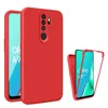 2.0MM 360 Full Body Liquid Silicone Cases All-Inclusive TPU Rugged Shockproof For OPPO A15 A74 A52 A72 A92 A53 A53S A33 A32 A94 A5 A9 A16 A6S A55 A94 A54 Realme 8 Pro