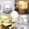 Luminárias de teto LED quadrado de 48W luminárias LED de 3 cores, lâmpadas de painel LED, montagem de superfície, luzes modernas, iluminação de painéis planos finos para o quarto, cozinha oemilizada
