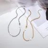 Nouveauté femmes Style chaîne en acier inoxydable étoile collier à breloques bijoux