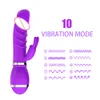 Tavşan Vibratör Klitoral Stimülatör 10 Hızlı Kadınlar İçin Seksi Oyuncaklar G Spot Vibratör Gerçekçi Dildo Vibratörler Kadın Mastürbasyon