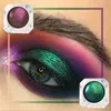 Sombra de ojos Color camaleón pigmento de larga duración brillante brillo sombra de ojos en polvo Multi-cromo cambio de sombra PigmentsEye