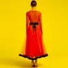 Sahne Giyim Balo Salonu Elbise Yarışması Standart Elbiseler İspanyol Kostüm Dans Waltz Fringe Dans Dans Çesti Stagestage