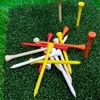 100 pcs 83mm golf tees wood colored 3 1/4 بوصة لوازم طويلة لإكسسوارات السائق