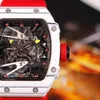 Herren-/Damenuhren Richrd Mileres Mode Sportuhr Datum Designer Herren Damen Automatikuhr mit ausgehöhltem Uhrwerk drdwatch 40XQ X