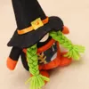 Fournitures de fête Halloween Gnomes Décor en peluche Sorcière à la main Suédoise Tomte Nisse Ornements scandinaves Elf Nain Enfants Cadeau XBJK2208