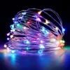 LED Lampa Słoneczna Lampy Słoneczne Outdorek 200/300 LED Fairy Holiday Christmas Dekoracja Garland 32M Solar Garden Waterproof