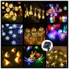 Saiten Urlaub Solar Led Fee Lichterketten Weihnachtsbaum Dekor Für Zuhause Outdoor Garten Hochzeit 2022 Jahr Geschenke Wasserdichte LED