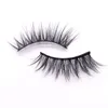 1 par/set d Styles Multi-Layer Cross Messy False Eyelashes Fluffy Faux Mink Eye Lash Extension