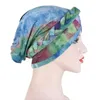 Imprimer Turban chapeau intérieur Hijab casquettes pour femmes musulmanes Stretch Hijabs chapeau islamique sous écharpe tête enveloppement casquette Turbante Mujer