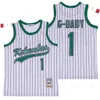 Film Kekambas Baseball 1 G-Baby Jarius Evans Jersey Uomo Bianco Gessato Team Color Away Ricamo e cuciture traspiranti Puro cotone di buona qualità In vendita