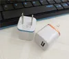 Top Quality Adapter 5V 2.1+1A Double USB AC Travel US Wall Charger Plug Dual Charger For Samsung Galaxy HTC Smart Phone Adapters