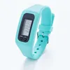 Cyfrowa LED Hedometry Smart Watch Silikonowy bieg odległość spaceru odległość kalorii Zegarek Elektroniczna bransoletka Kolor Pedometers DH9843