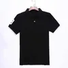 Mensr Polos T Classic Cotton Big Horse Polo Shirt أعمال حيوانية غير رسمية صيف قابلة للتنفس.