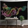 Tapestries Chinese Dragon Totem Tapestry Wall Mount Bohemian Bedroom Home Decoration Art Decor