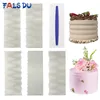 1pcs Stainless Steel Cake Decorating Tools Scrapers Pastry Comb Smoother Cream Baking Kitchen Mold 220601