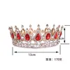 Braut Kopfbedeckungen Kronen Kristall -Chic Royal Regal Farkely Strass -Festzler Tiaras