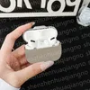 Metal Airpods pro Fodral Headsettillbehör Ihåliga designers för Apple Airpods 3 fodral Stötsäkert trådlöst Bluetooth skyddsfodral Lyx för kvinnor män