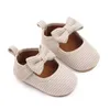 Enfant en bas âge bébé filles garçons été berceau chaussures décontractées 4 Style solide crochet nœud papillon bébé chaussures tenue 0-18M