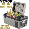 VEVOR MINI BIL Kylskåp Kylskåp frys 12V/24V DC 110-240V AC Portable Cooler 20L-55L för camping Picknick Båtkorg med husvagn H220510