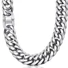 Chains Necklace Men Stainless Steel Long Hip Hop Cuban Link Chain Jewelry On The Neck Male Accessories WholesaleChains