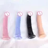 Nxy Sex Products Godes Gode réaliste sucer ceinture de pénis pour femmes sans vibrateur gelée bouchons anaux doux masturbateurs féminins jouets sexy 1227