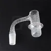 HALO Bangers Seamless Weld Smoke 20mmOD Sandblasted Beveled Edge Quartz Blender Bnager For Dab Rig Water Pipes Glass Bong