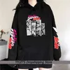 JoJo Tuhaf Macera Grafik Hoodie Kazak Harajuku Anime Baskı Hip Hop Streetwear Kazak Rahat Hoodie VIP Droshopping G220511