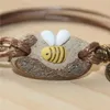 Braccialetti con ciondoli Miredo Gioielli all'ingrosso Braccialetti da donna artigianali in ceramica Catena di corda per donna