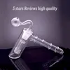 Hand Smoking Water Pipe Arm Filter Percolator 18.8mm Female Glass Bongs Ash Catcher Hookah with Glass Male Oil Burner Pipes Dhl Free