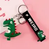 Leuke figuren Little Dinosaur Keychain Cartoon Doll Key Chain Anime Dierparen Gift Silica Gel Fashion Exquisite Keychains Jewe6873274