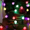 Stringhe Stringa di luci natalizie a LED 3 / 6M Luci Piccole ghirlande decorative a sfera bianca per decorazioni natalizie per feste di nozzeStringhe LEDLED