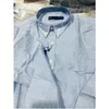 남성 셔츠 탑마 자수 블라우스 긴 소매 단색 슬림 한 캐주얼 비즈니스 의류 긴팔 셔츠 정상 S-2xl