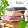 Cushion/Decorative Pillow Cushion Lamb Hair Square Solid Home Office Study Chair Pad Comfortable Decompression Fluffy Soft Thick Floor Tatam