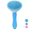 Suprimentos para c￣es Brusco de limpeza auto -limpa para c￣es para gatos de gato de gato de pente de pente removedor de cabelo BROSSE Ferramenta de manobra Massagens Part￭cula 85