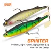 Kingdom Tepinter Soft Fishing Lures Silicone Fulking Action Wobblers Artificial Leurre Soup Crankbaits for Trout Pike Fishing 220523