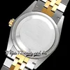 DIW diw126233 SA3235 Automatische Herrenuhr Zweifarbig Gelbgold geriffelte Lünette Champagner Logo Diamanten Zifferblatt 904L Jubileesteel Armband Super Edition Ewigkeit Uhren