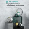 ヘッドフォンイヤホンkz-edxプロハイフィーベーススポーツランニングノイズキャンセルモニターearphone dj iem earbudheadphones