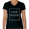 Kaus wanita desain anda sendiri Merekgambar kustom diy vneck tshirt fure 100% katun perempuan sumeria atasan pakaian 220613